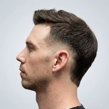 Slick back taper
